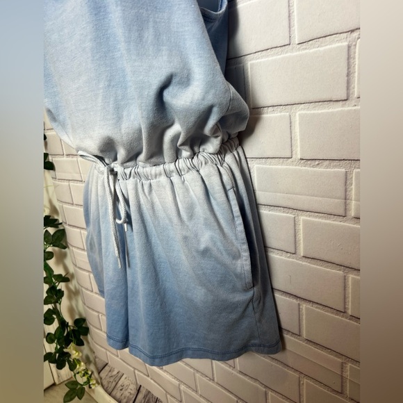 EXIST Women's Loose Fitting High Waisted Sleeveless jumpsuit shorts/ L - Picture 8 of 9